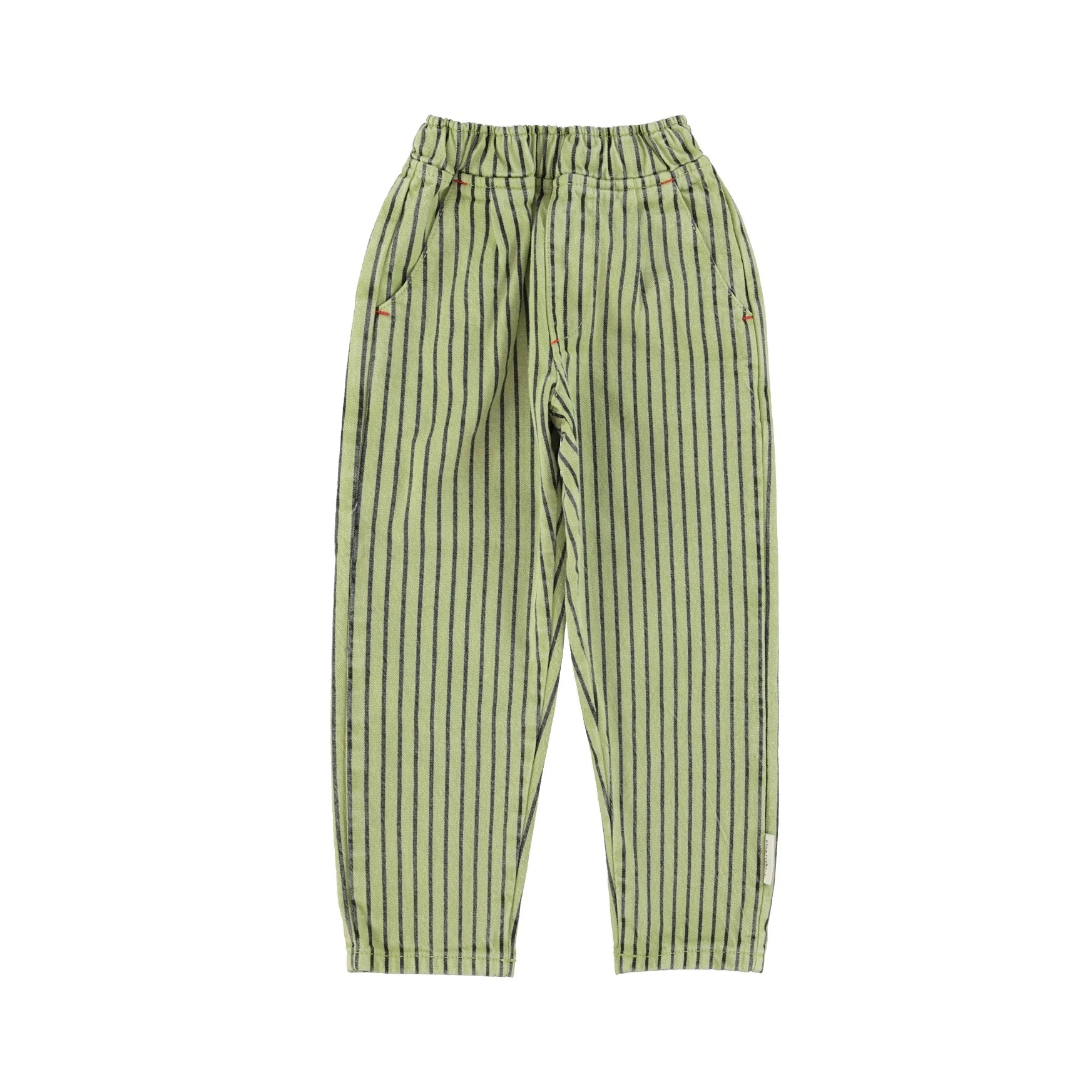 Hose Green Indigo Stripes