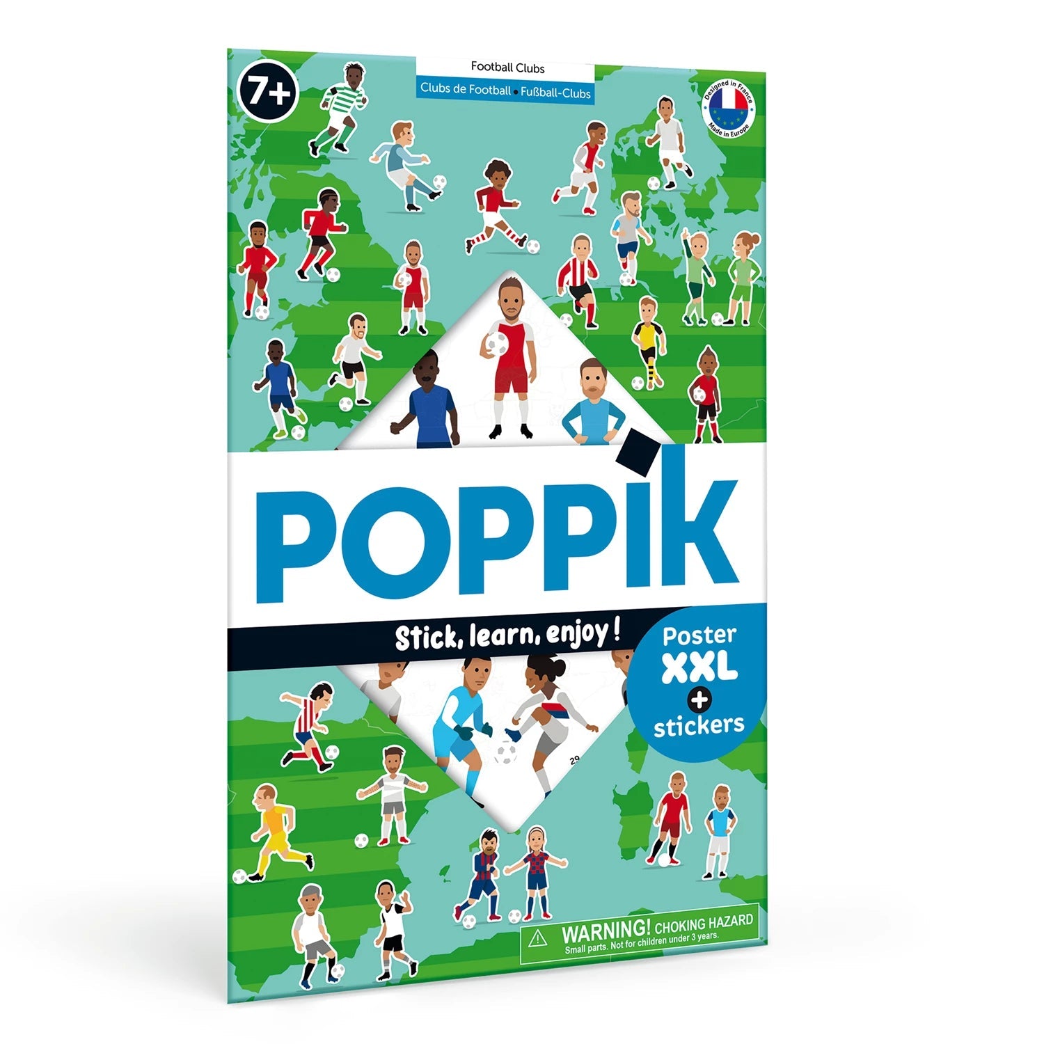 Sticker Lernposter Fussball-Clubs