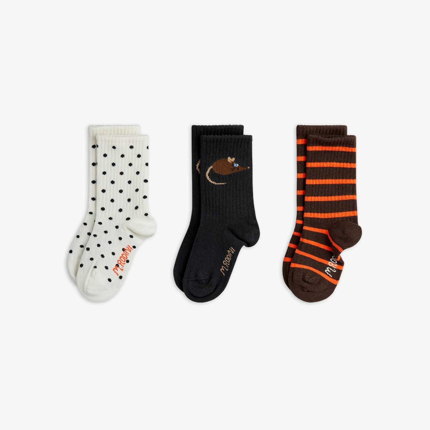 Elephant Shrew 3er Pack Socken