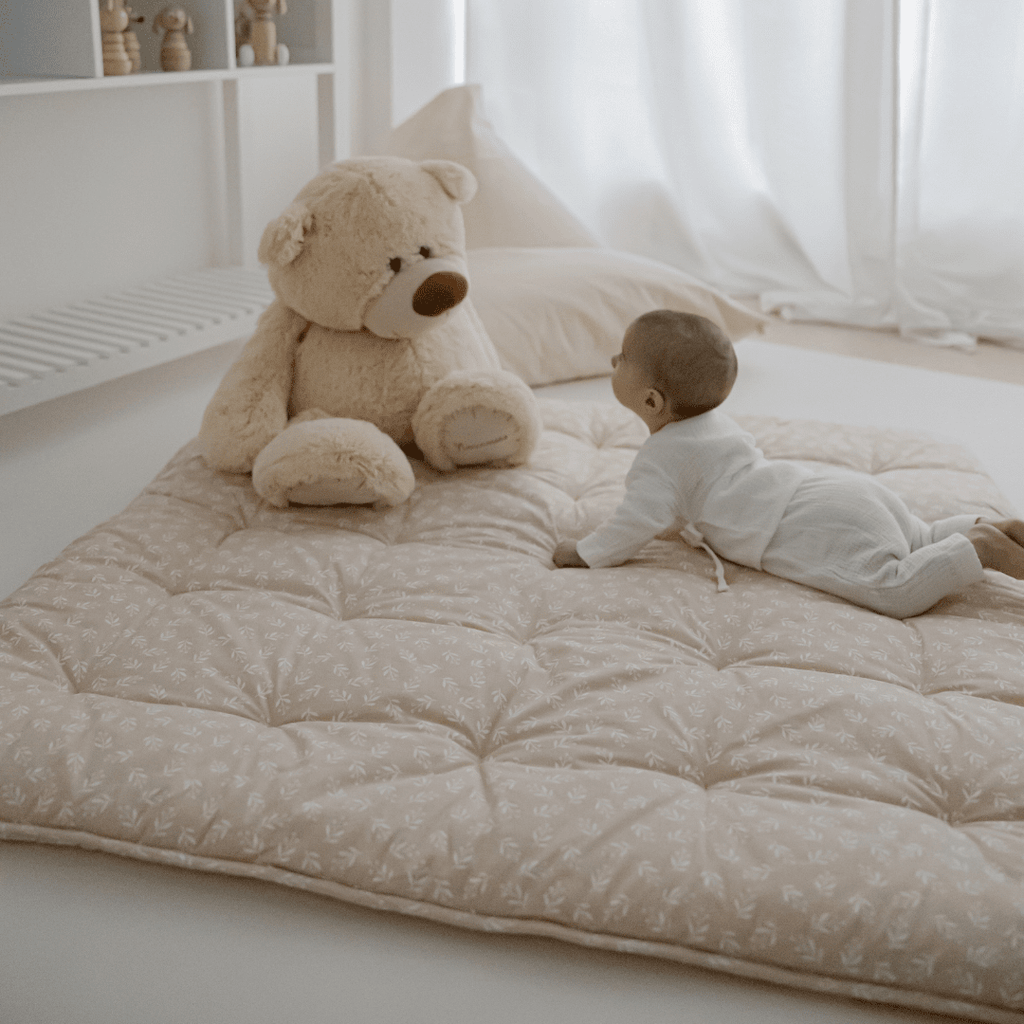 Krabbeldecke | Floral Sand