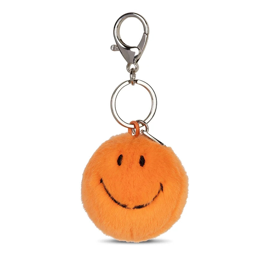Smiley Eco Fuzzy Schlüsselanhänger Orange