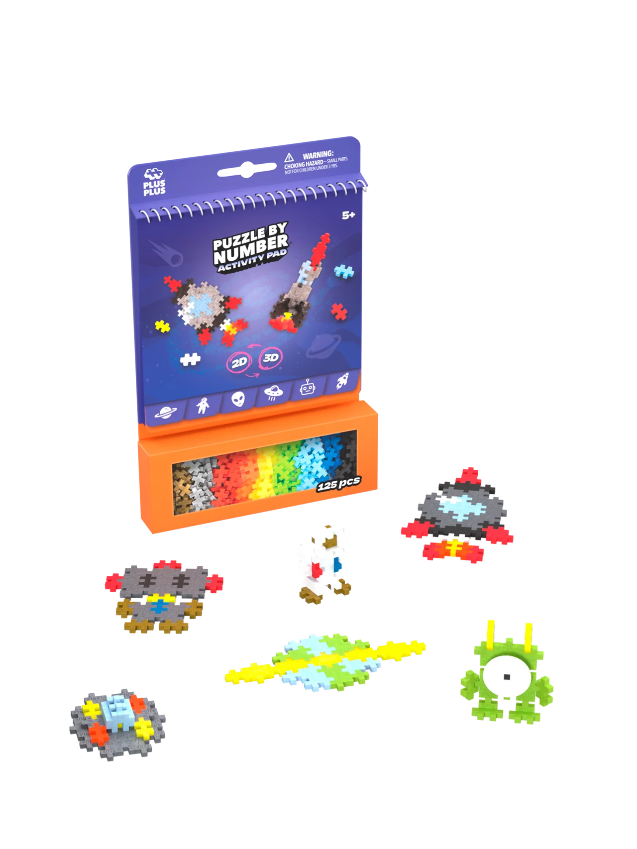 Puzzle by Number: Mini Bausteine "Space"