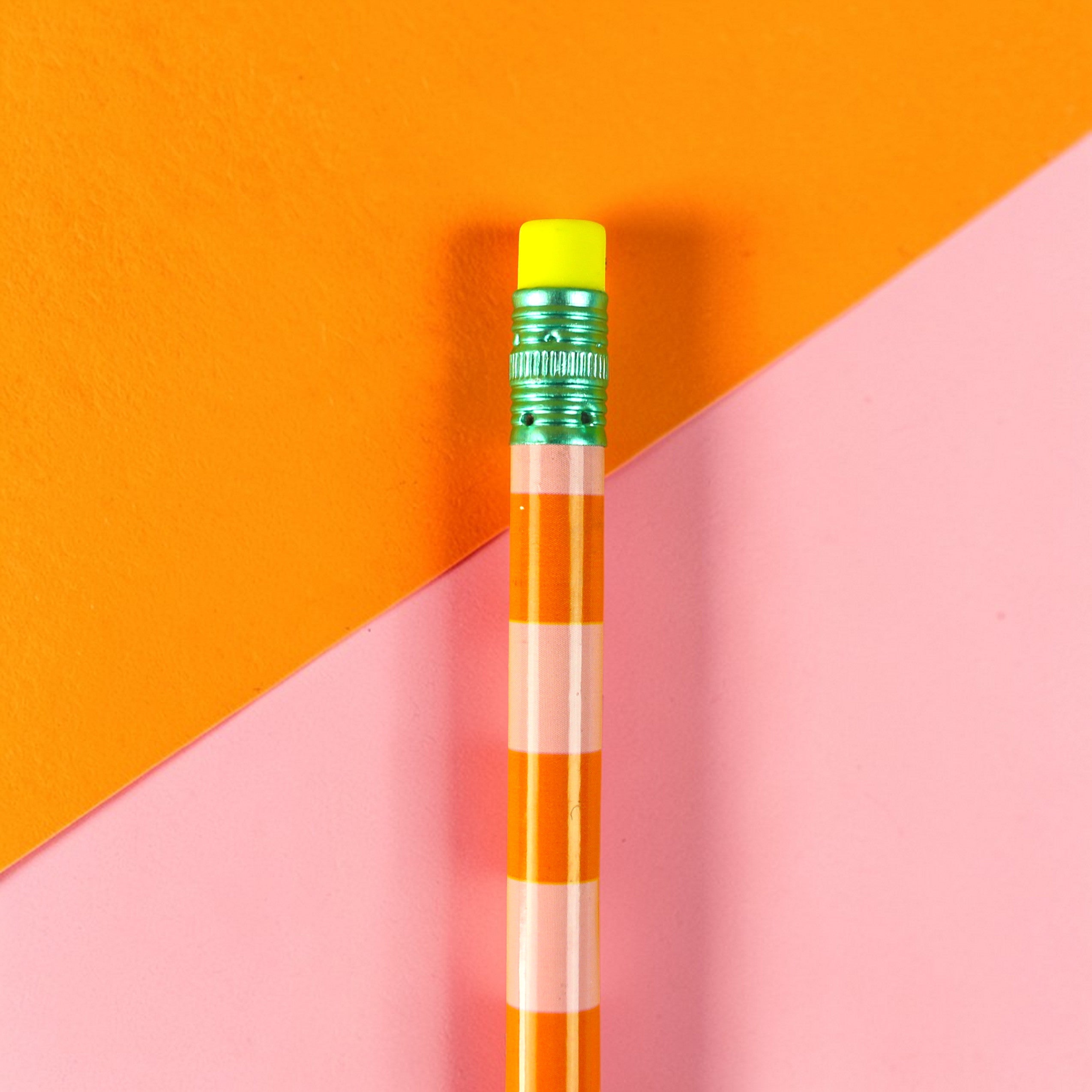 Bleistift Stripes rosa-orange