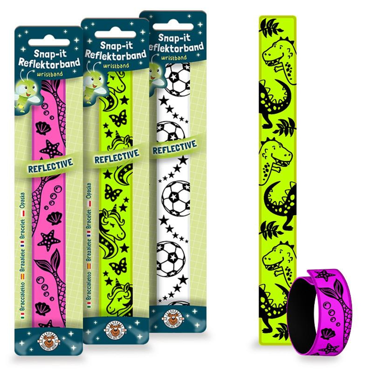 Snap-Armband reflektierend
