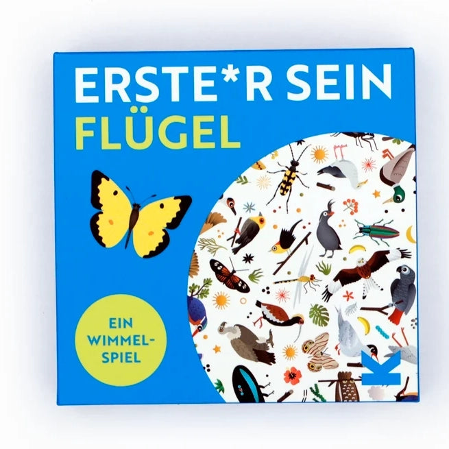 Erste*r sein: Flügel Mini Wimmel-Such-Spiel