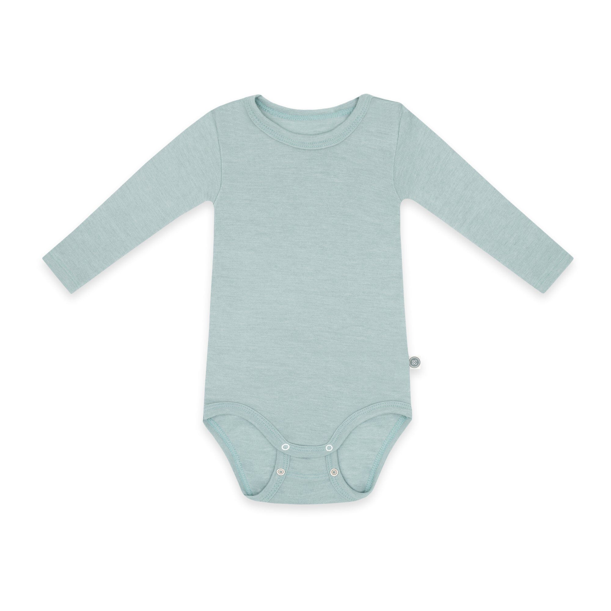Merinowolle Langarm-Body | Essential Mint