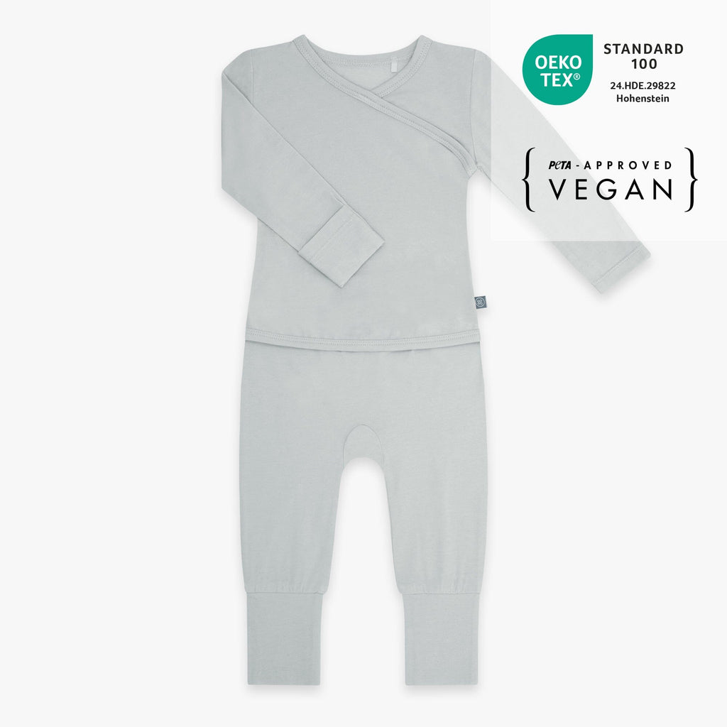 Langarm Easy-on Strampler | Essential Grau