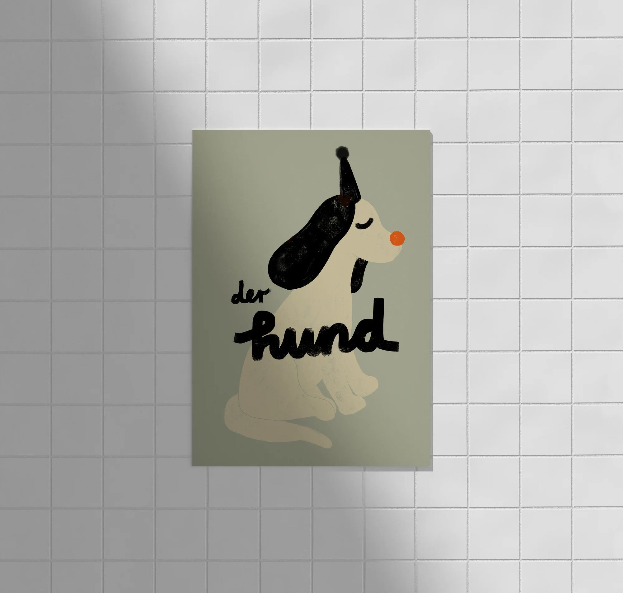 Postkarte "Der Hund"