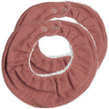 2er Set Ruffle Bib Clay