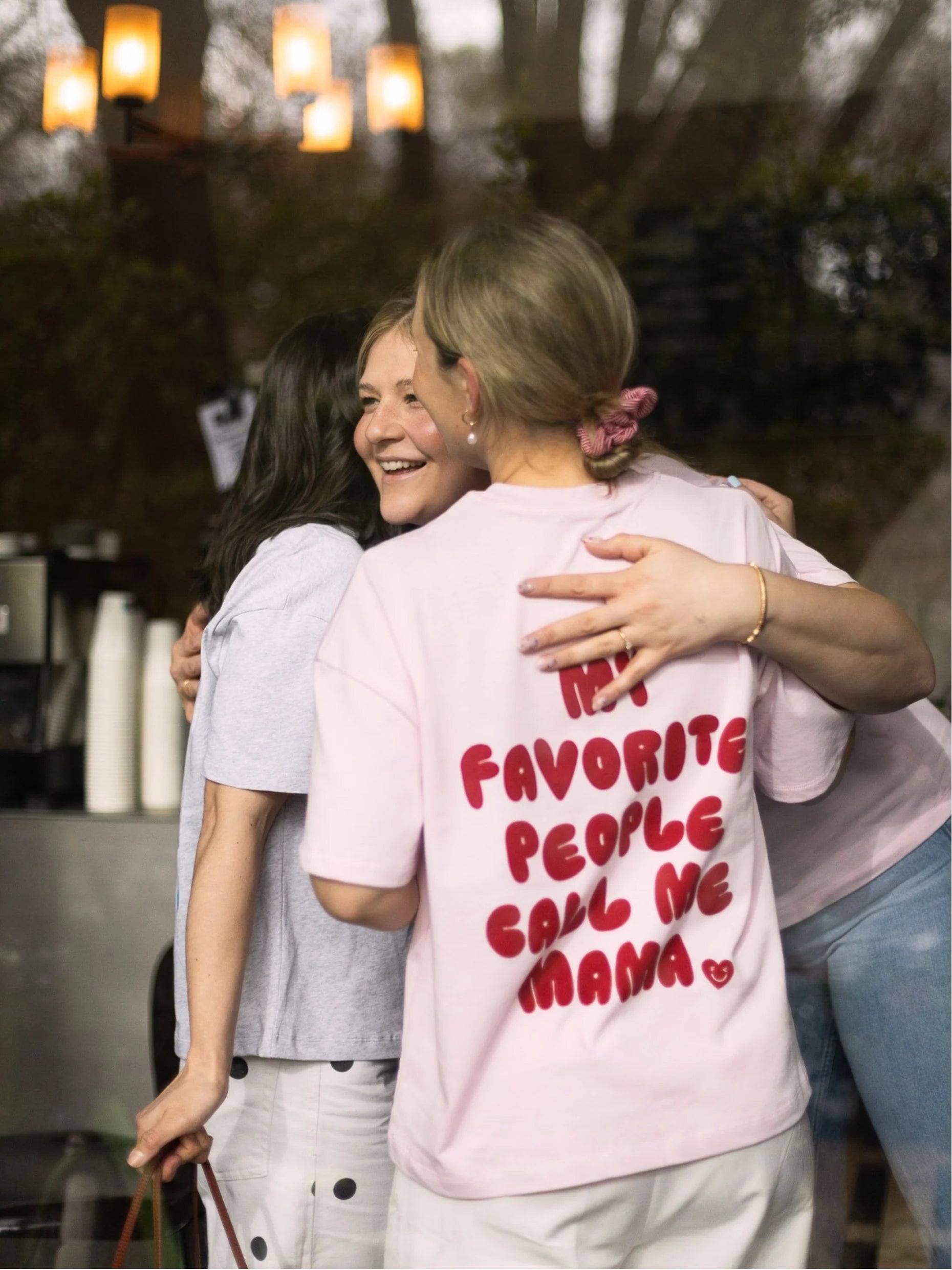 CALL ME MAMA T-Shirt rosa
