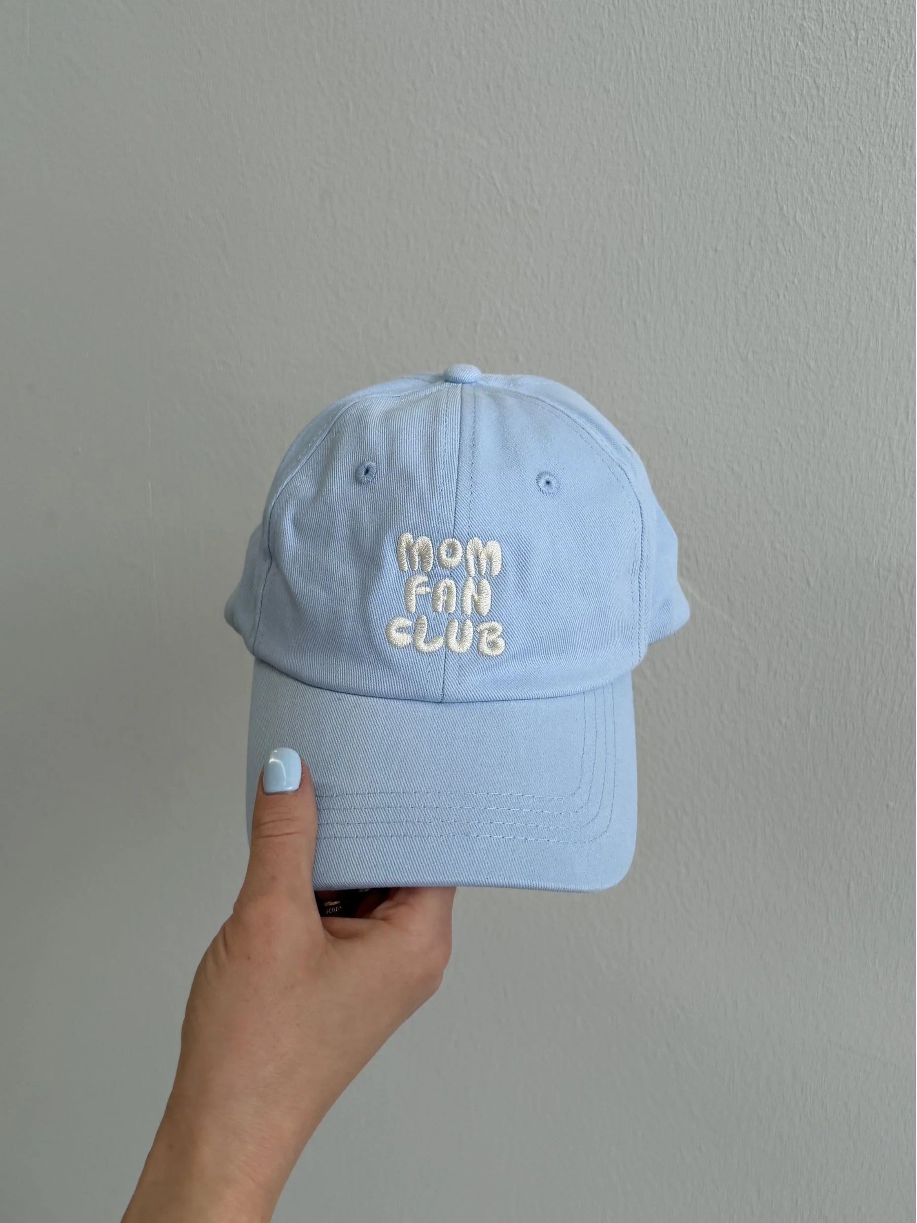 Mom Fan Club Cap blue