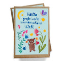 Baby Meilensteinkarten "Hallo große weite wunderschöne Welt"