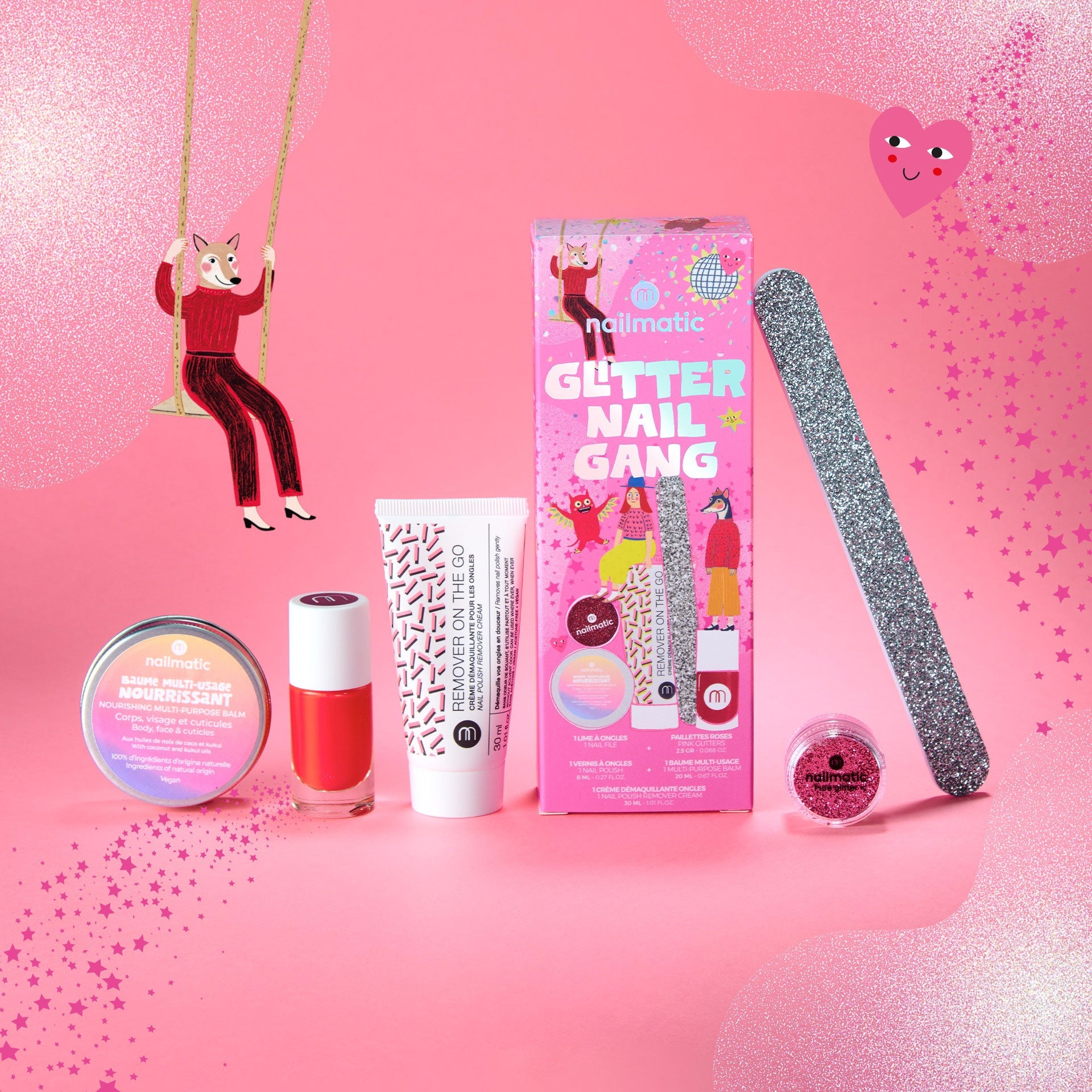 Glitter Nail Gang Set