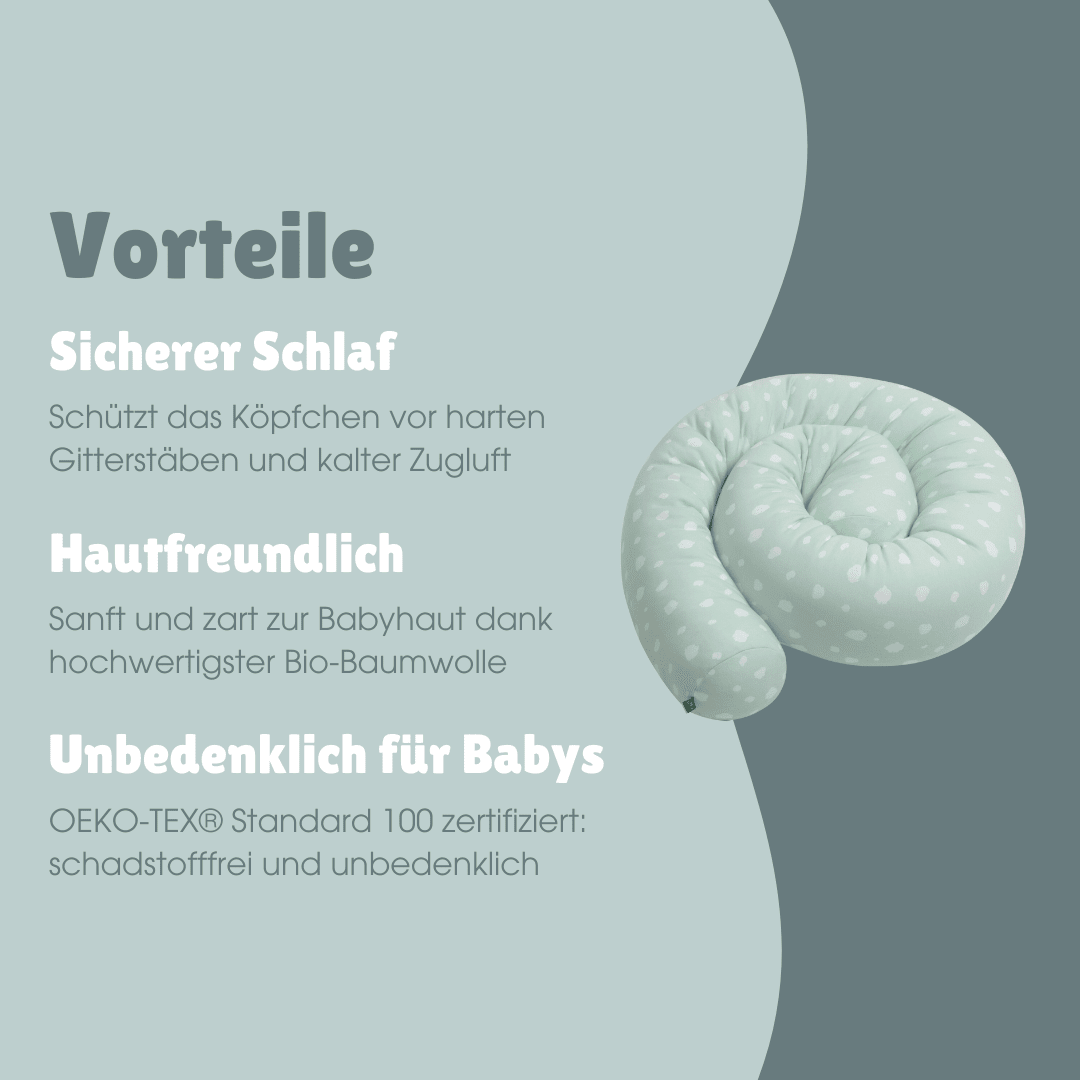 Bettschlange | Punkte Mint