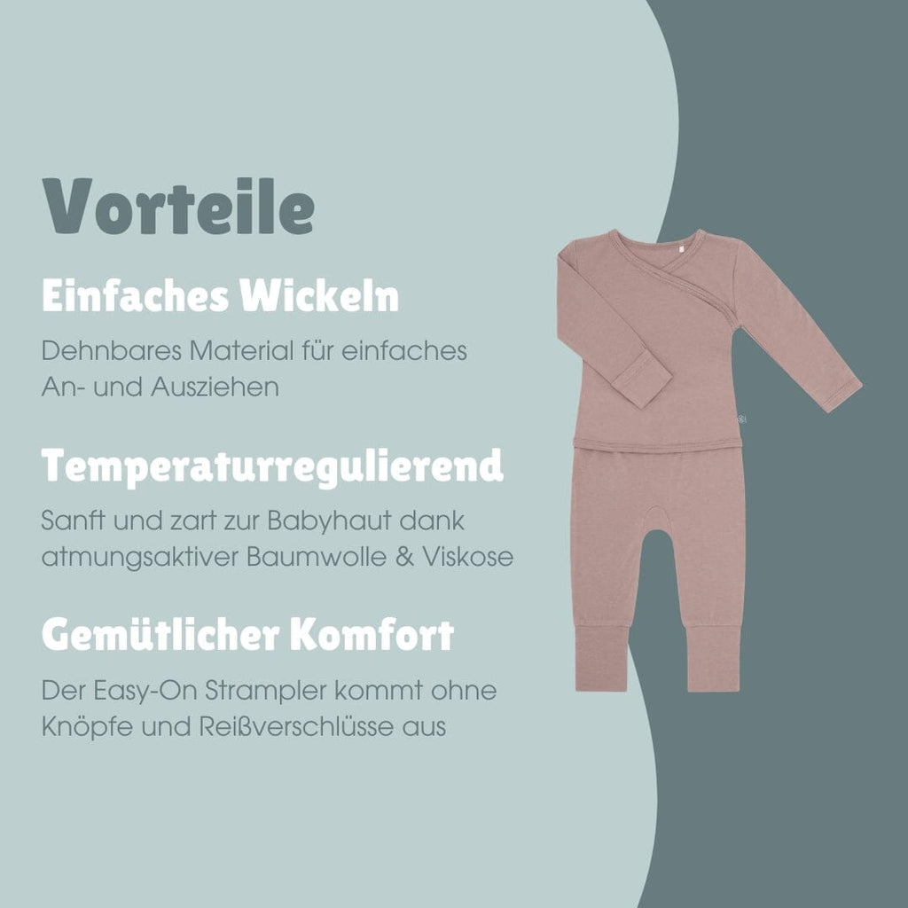 Langarm Easy-on Strampler | Essential Berry