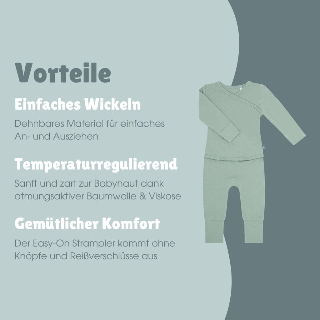 Langarm Easy-on Strampler | Essential Mint
