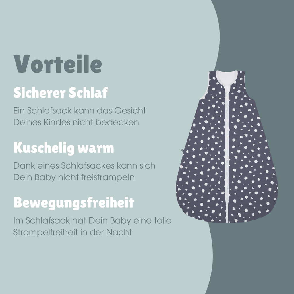 Schlafsack 2.5 TOG | Punkte Blau