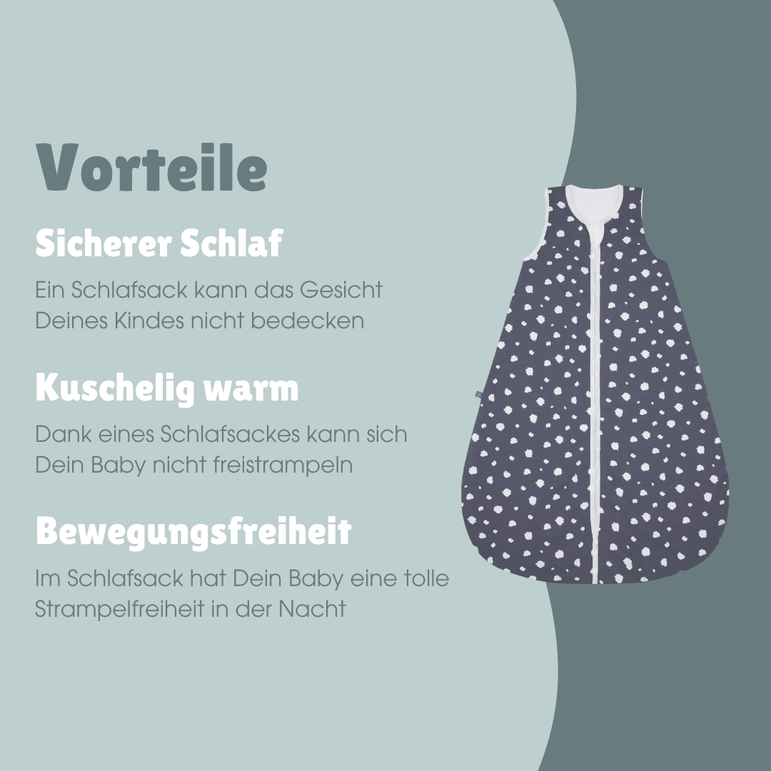 Schlafsack 2.5 TOG | Punkte Blau