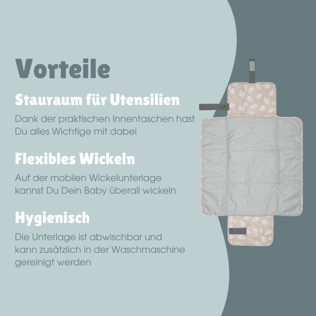 Wickelunterlage | Floral Sand