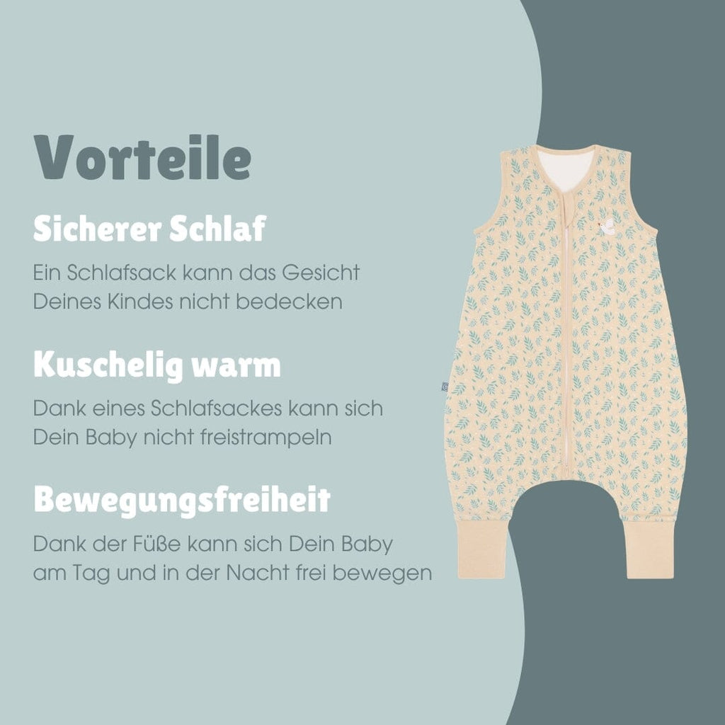 Schlafsack mit Füßen 1.0 TOG | Vogel