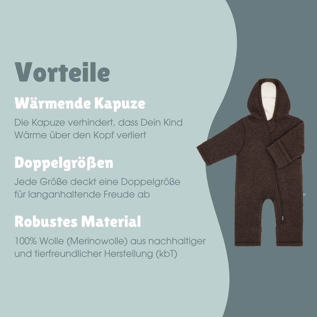 Wollwalk Overall | Essential Chocolate