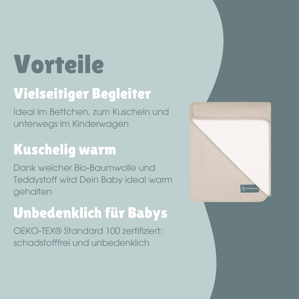 Kuscheldecke | Essential Beige