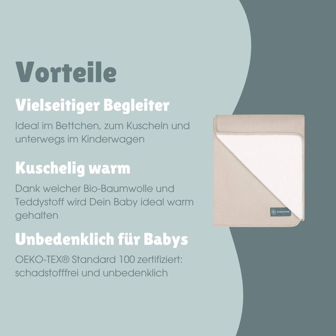 Kuscheldecke | Essential Beige