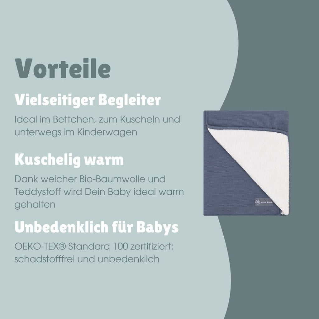 Kuscheldecke | Essential Blau