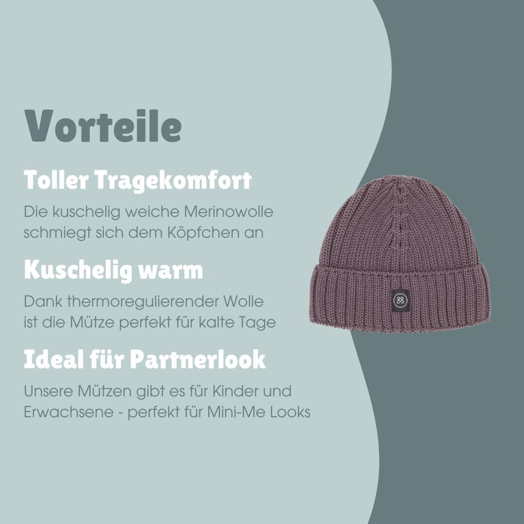 Babymütze aus Merinowolle | Essential Berry