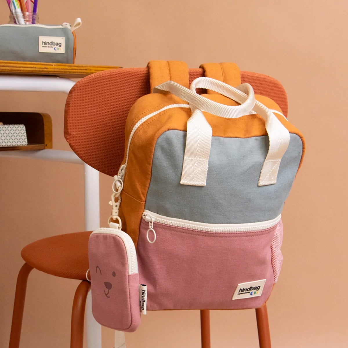 Arthur Kinderrucksack Tricolore Salbei