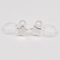 Ohrclips Stern silber
