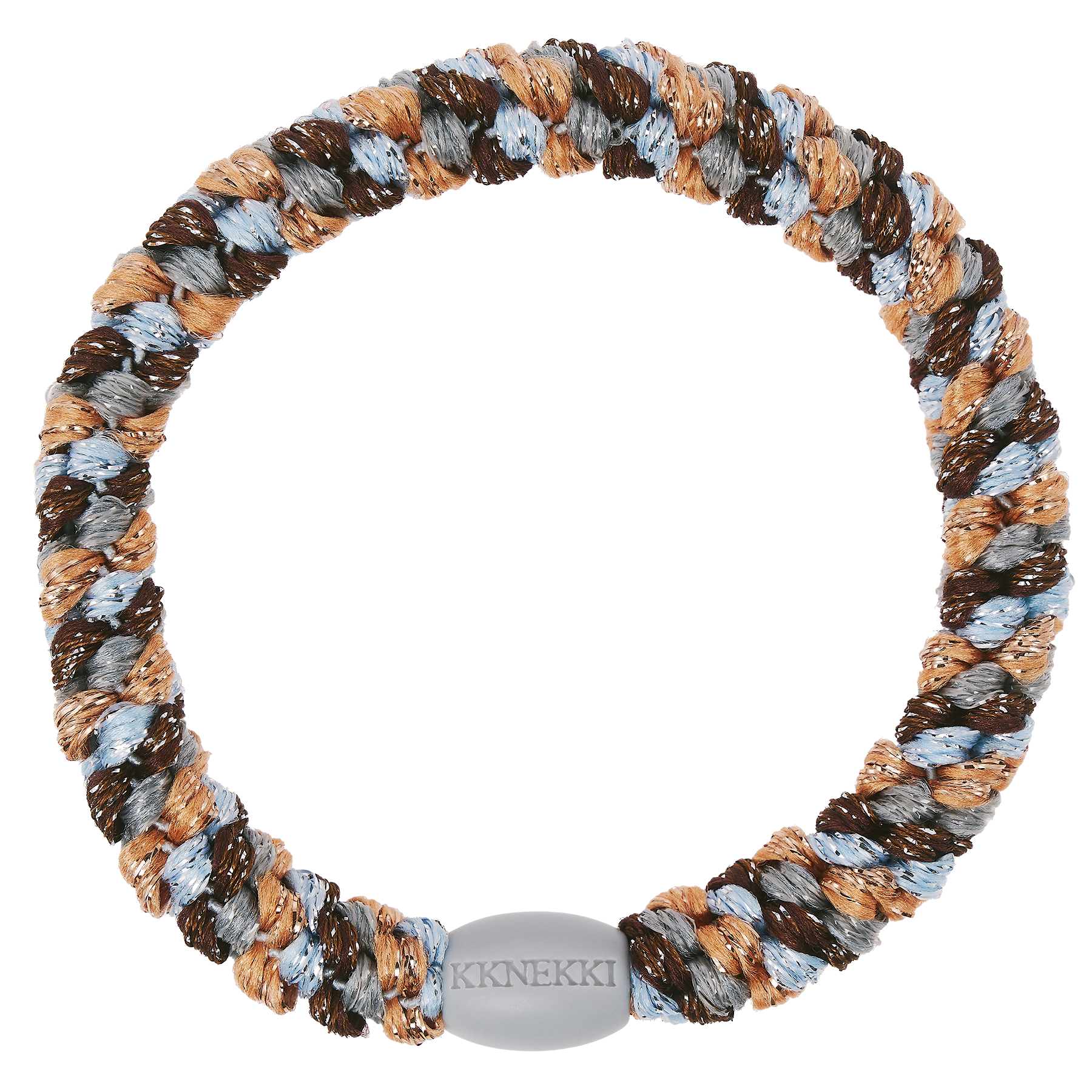 Haargummi Mix rosegold seablue