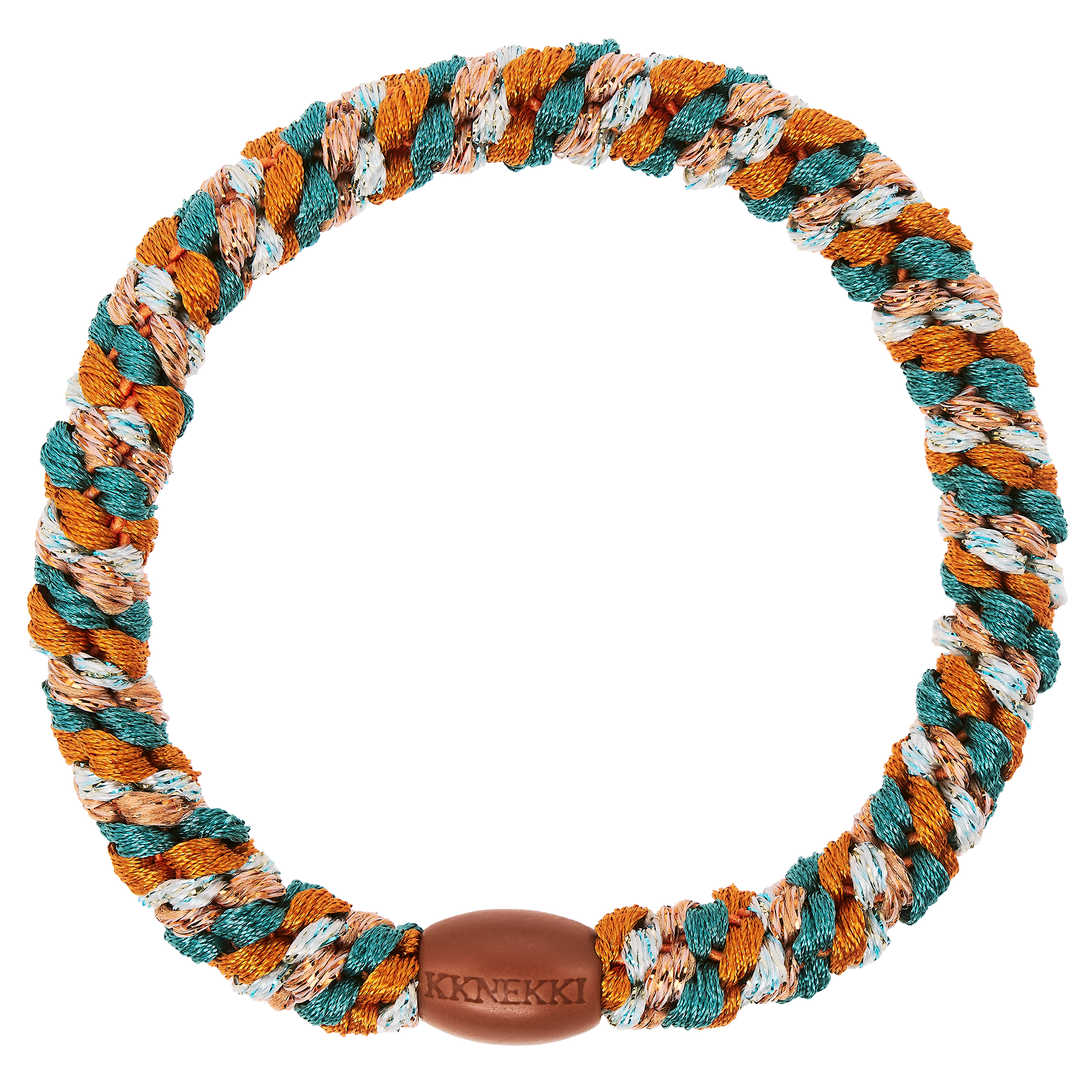 Haargummi Mix terracotta teal