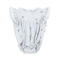 Coco Romper Cherry Blue Coeur