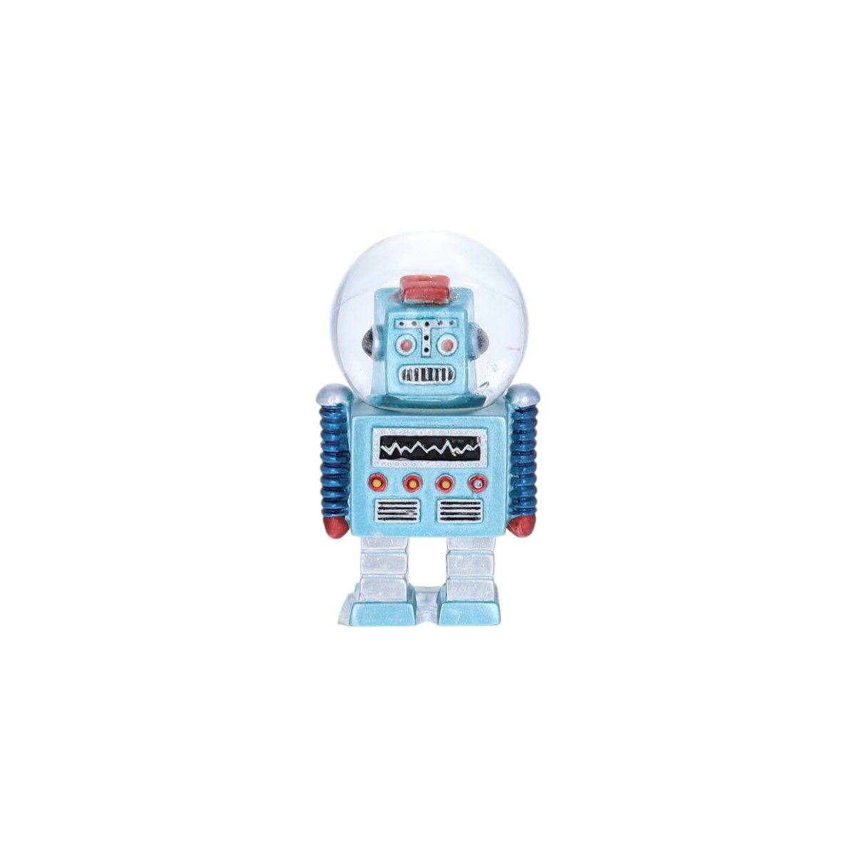 Mini Schneekugel Roboter