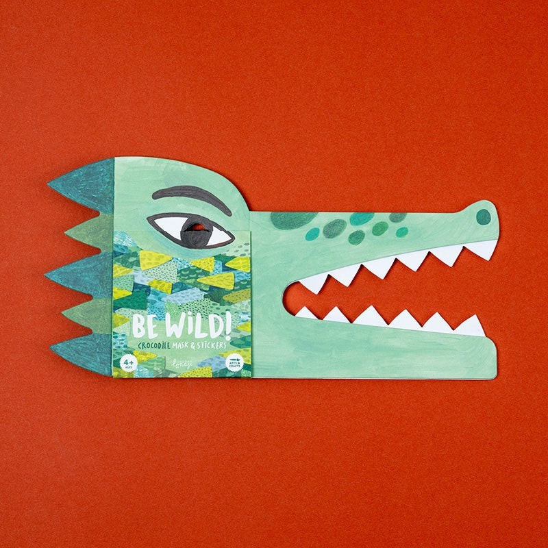 Be wild! DIY Krokodil Maske