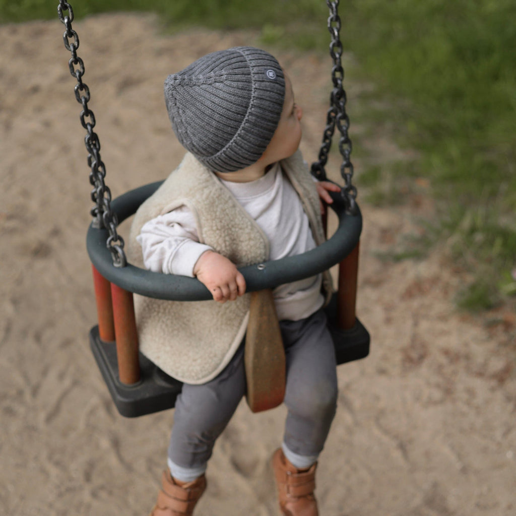Babymütze aus Merinowolle | Essential Grau