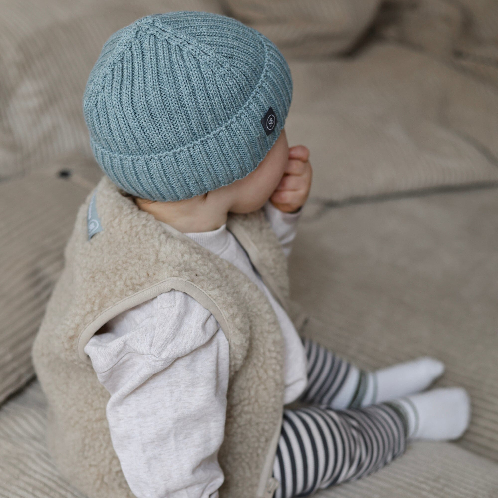 Babymütze aus Merinowolle | Essential Mint