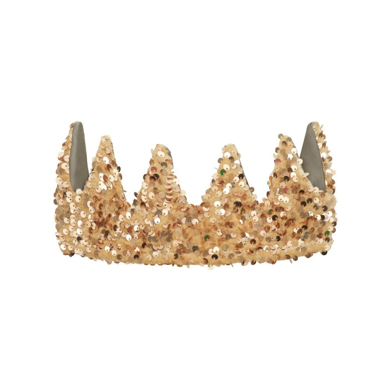 Goldene Pailletten Krone