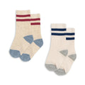2 Pack Rib Socken off white/multi stripe