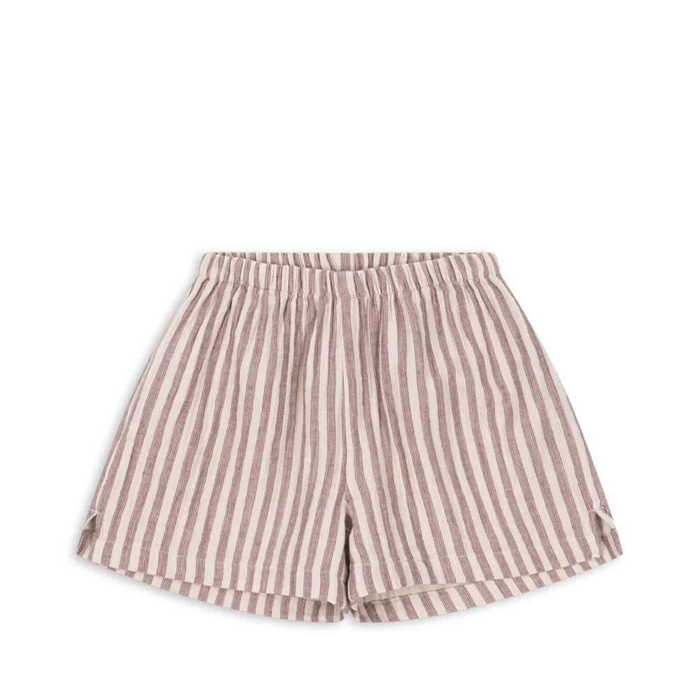 Ely Shorts red stripe