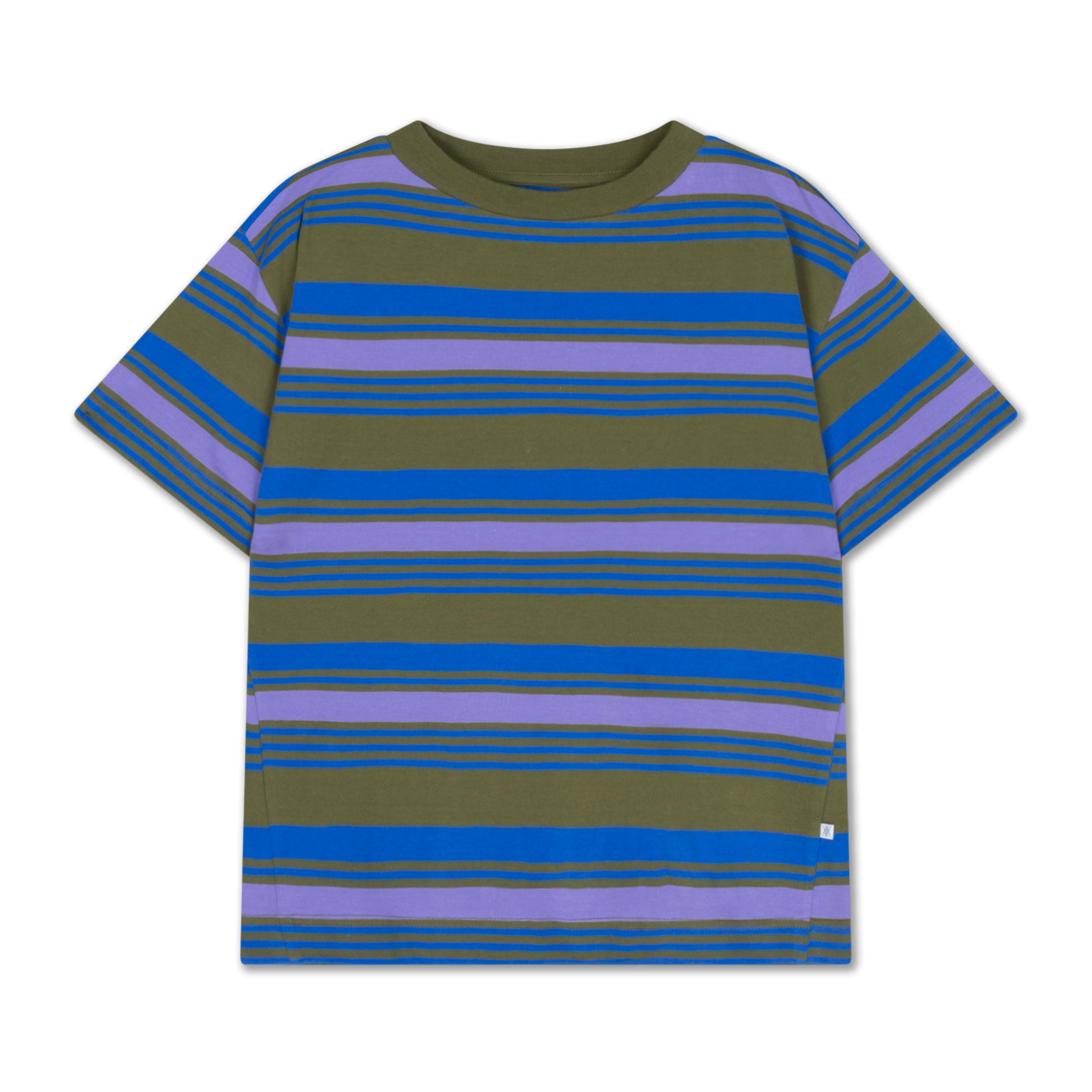 T-shirt Khaki Bloom Stripe