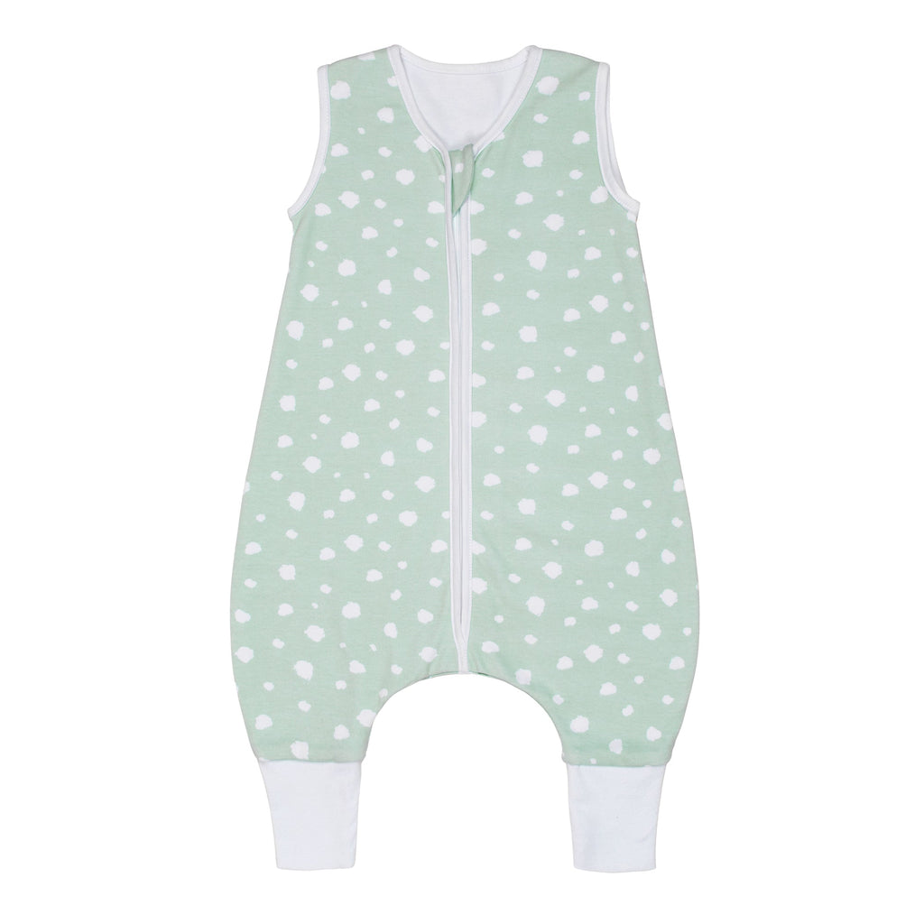 Schlafsack mit Füßen 1.0 TOG | Punkte Mint