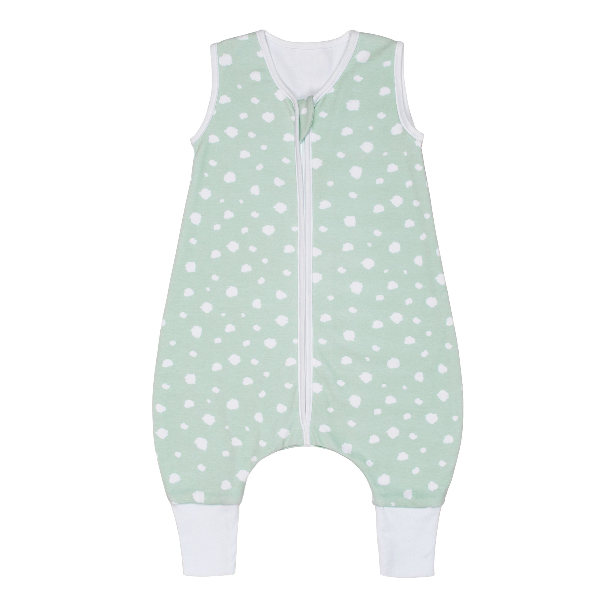 Schlafsack mit Füßen 1.0 TOG | Punkte Mint