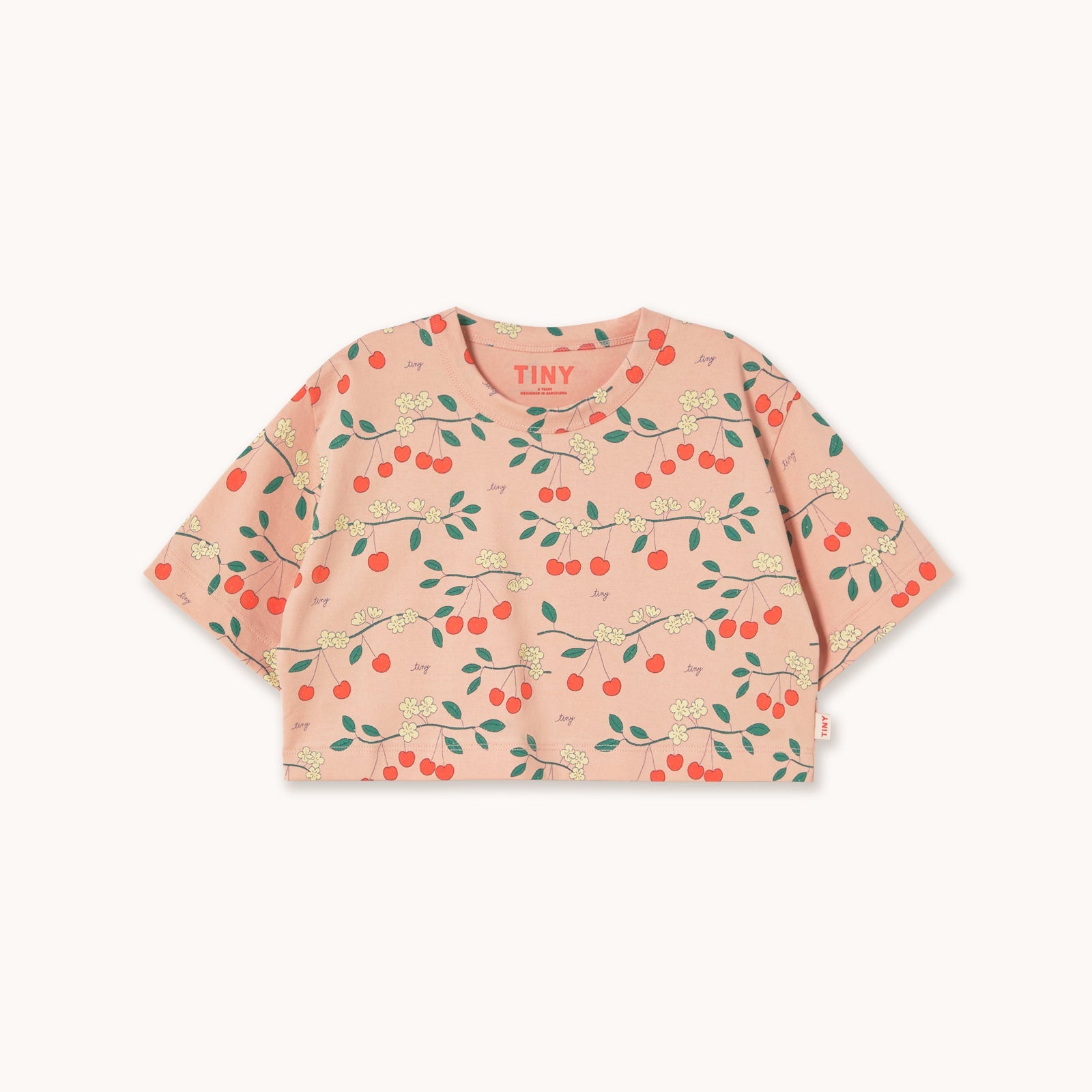 Cherry Trees Crop T-shirt