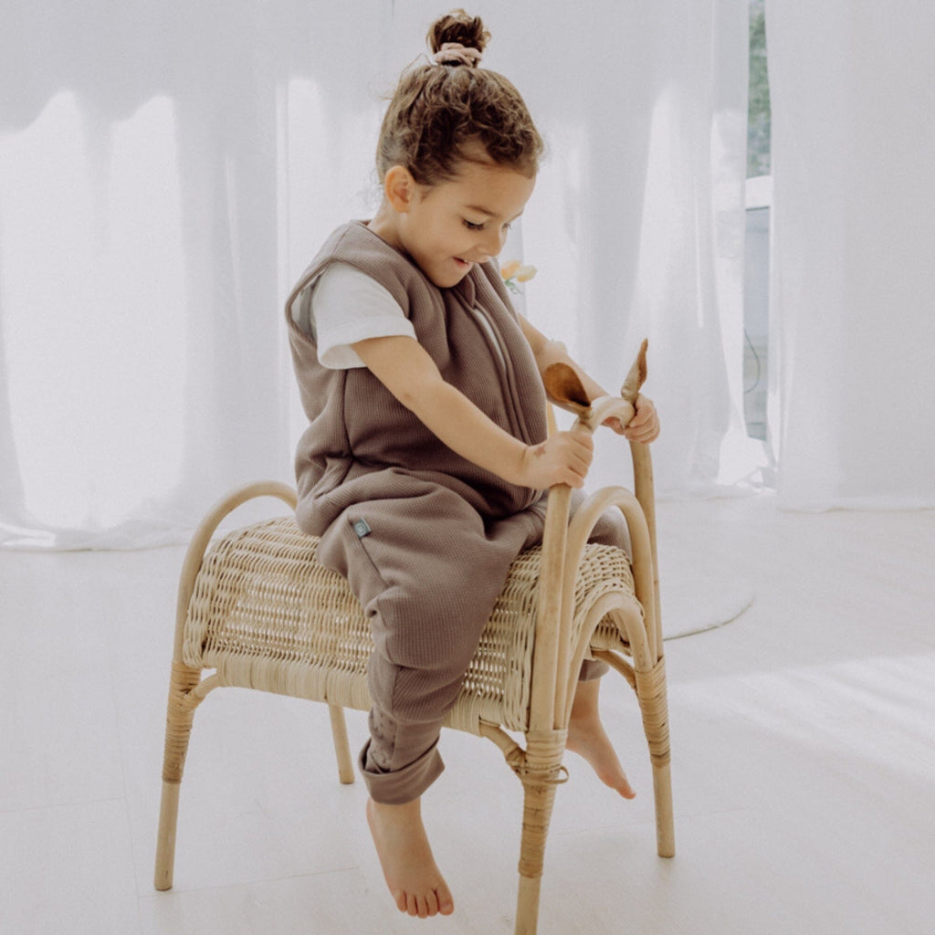 Schlafsack mit Umschlag-Fuß und Ärmel 3.5 TOG | Essential Taupe