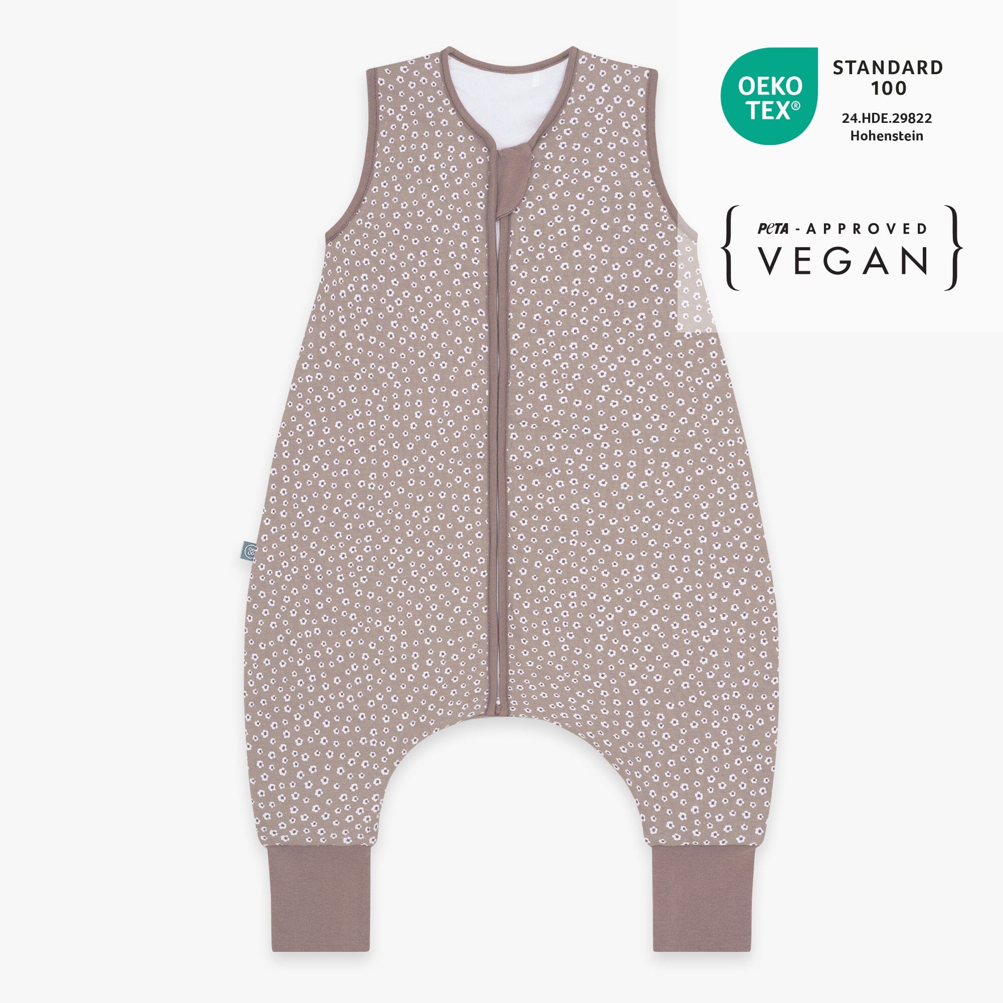 Schlafsack mit Füßen 2.5 TOG | Blume Berry
