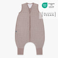 Musselin Schlafsack mit Füßen 0.5 TOG | Blume Berry