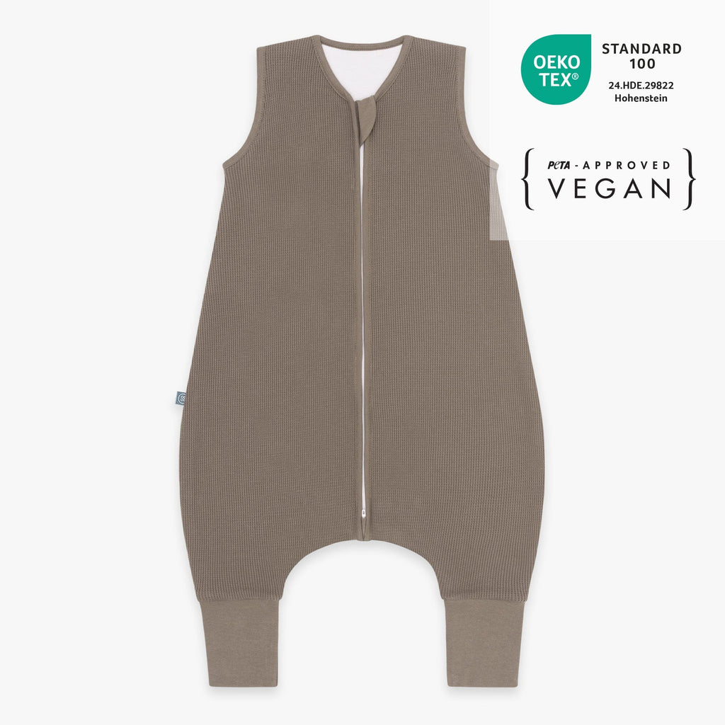 Schlafsack mit Füßen 1.0 TOG | Essential Taupe