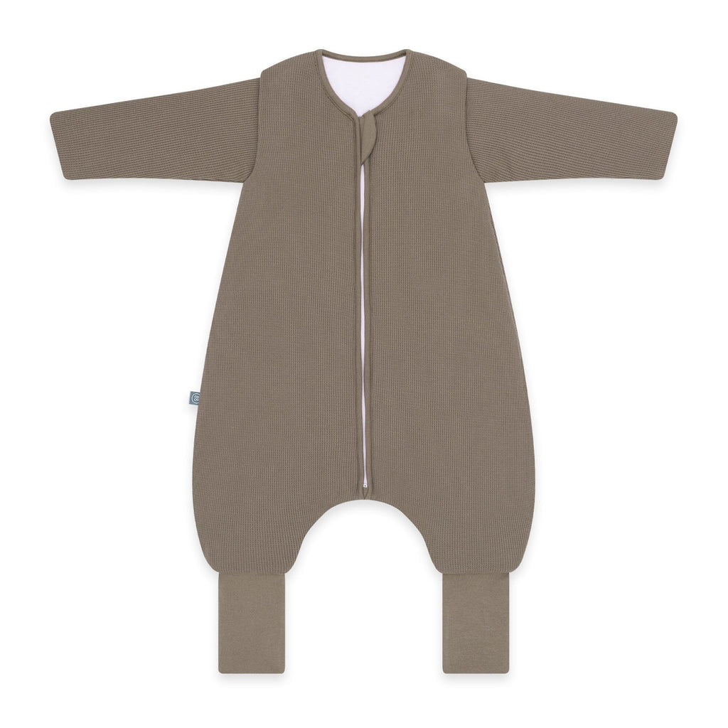 Schlafsack mit Umschlag-Fuß und Ärmel 3.5 TOG | Essential Taupe
